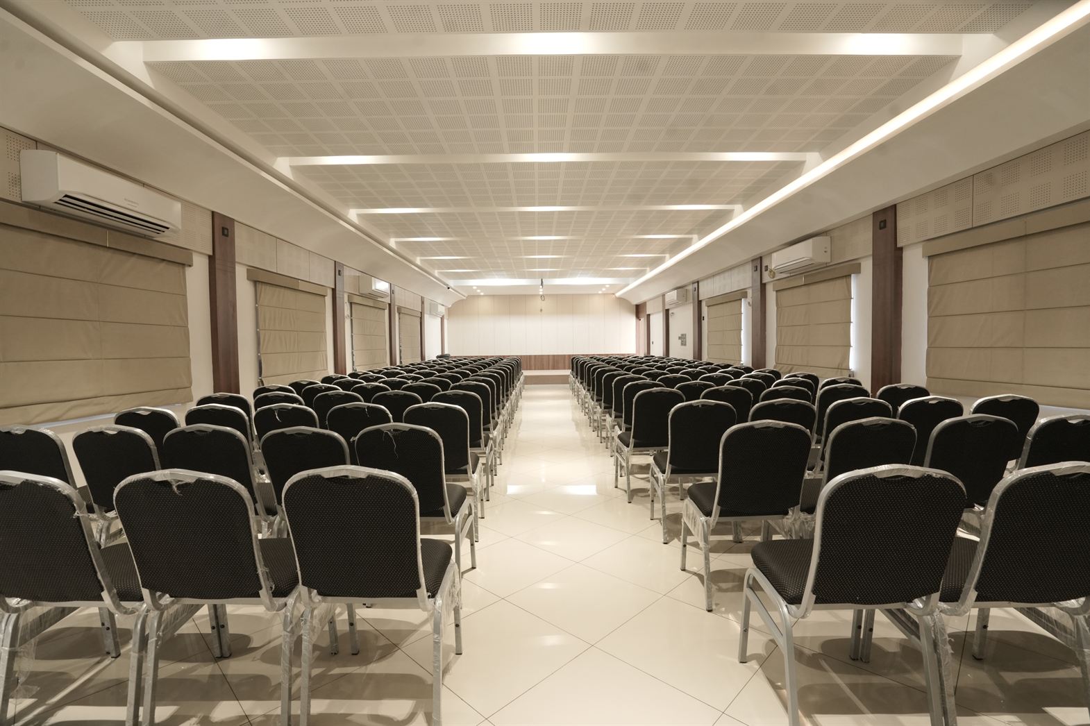 Banquet hall event setup at Time Square Inn